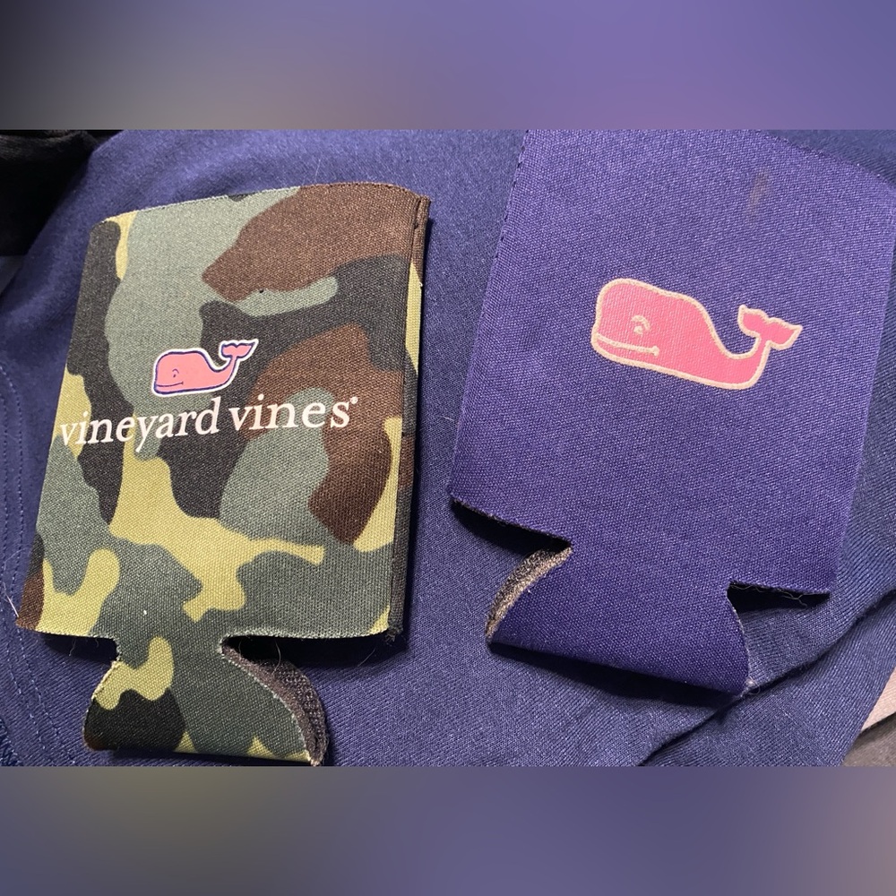 Vineyard vine koozies reg price $23 each selling two for one price